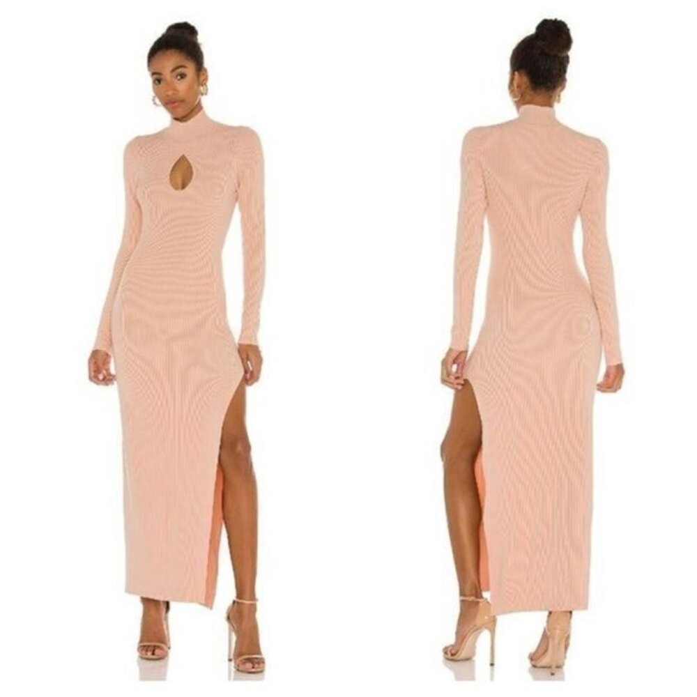 Lovers and Friends Tami Keyhole Dress - Nude